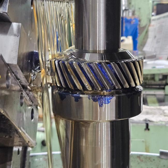 Exceptional helical gears from True Gear & Spline Ltd. in Cambridge, Ontario.